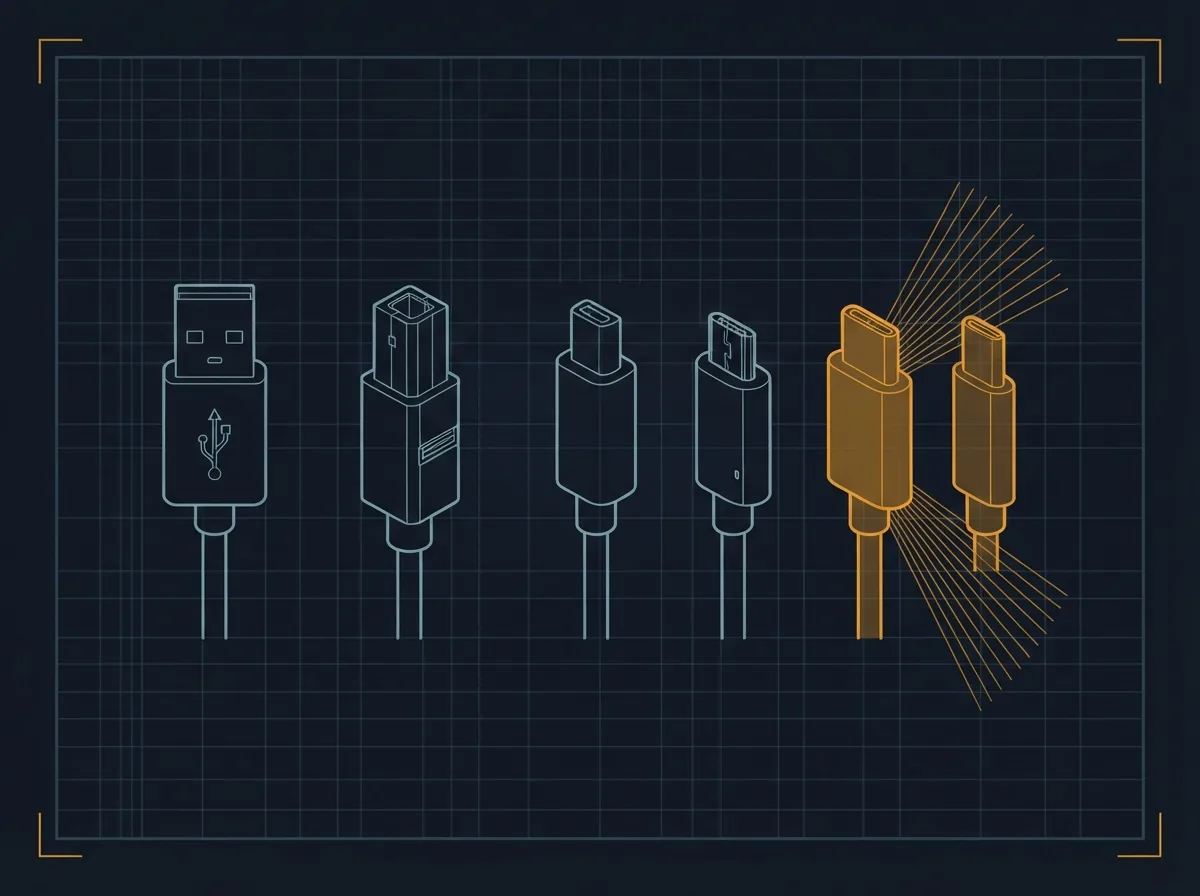 Типы USB разъемов 2026: Путеводитель по портам, кабелям и скоростям